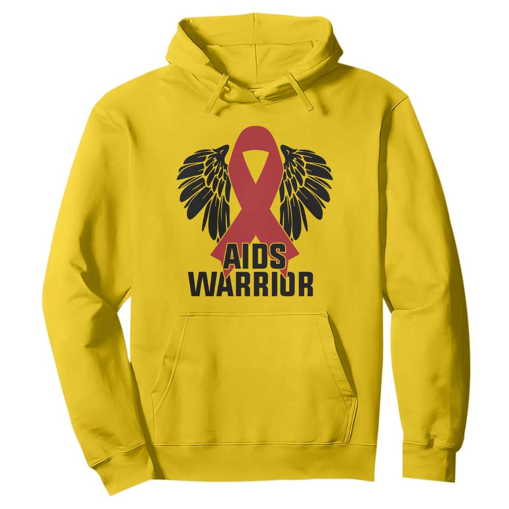 Aids Warrior Hoodie Red Ribbon HIV Awareness Gift TS12 Daisy Print Your Wear