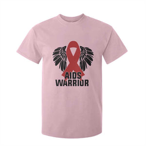 Aids Warrior T Shirt For Kid Red Ribbon HIV Awareness Gift TS12 Light Pink Print Your Wear