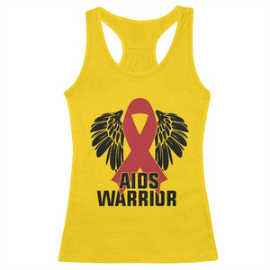 Aids Warrior Racerback Tank Top Red Ribbon HIV Awareness Gift TS12 Daisy Print Your Wear