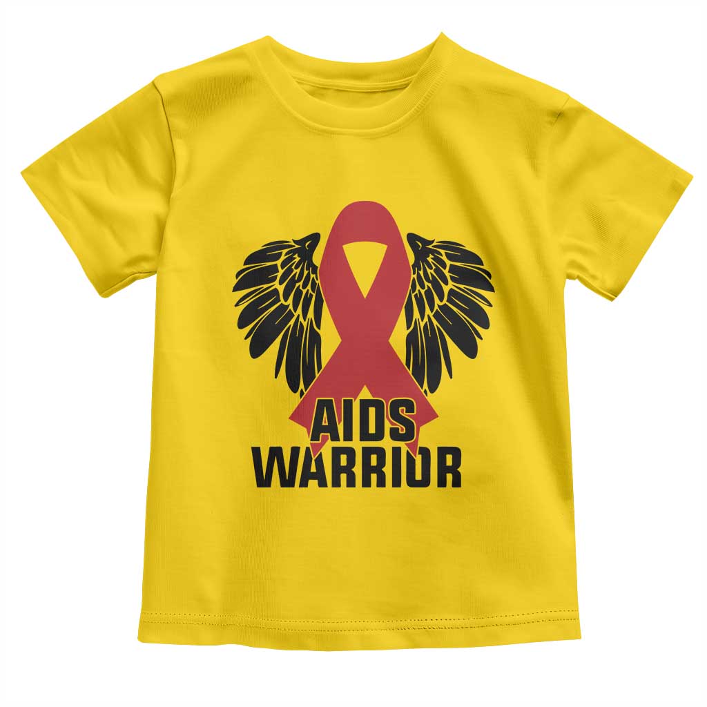 Aids Warrior Toddler T Shirt Red Ribbon HIV Awareness Gift TS12 Daisy Print Your Wear