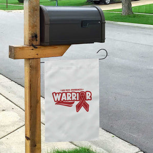 HIV Awareness Warrior Garden Flag Red Ribbon Support Gift TS12 Print Your Wear