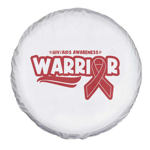 HIV Awareness Warrior Spare Tire Cover Red Ribbon Support Gift TS12 Print Your Wear