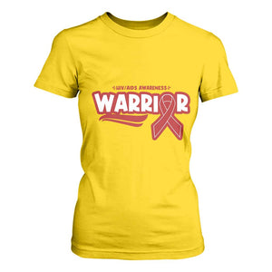 HIV Awareness Warrior T Shirt For Women Red Ribbon Support Gift TS12 Daisy Print Your Wear