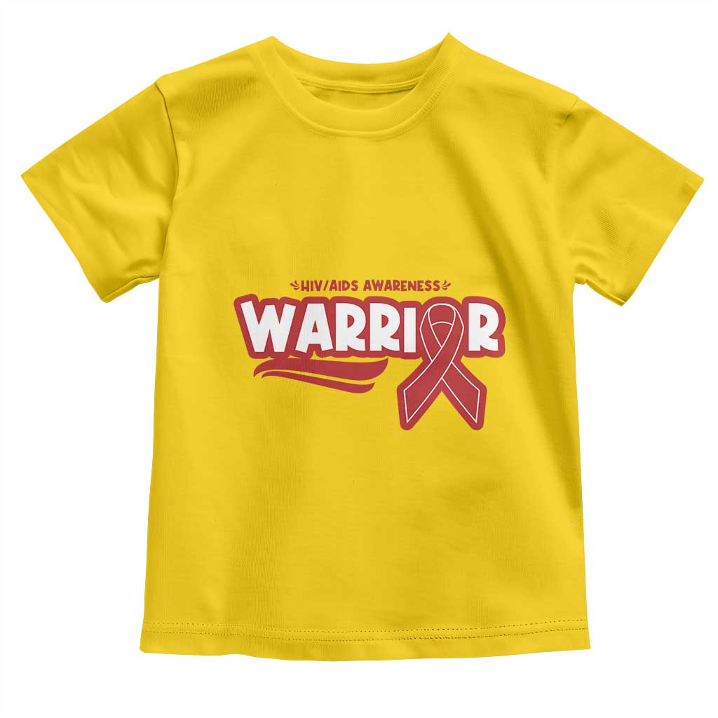 HIV Awareness Warrior Toddler T Shirt Red Ribbon Support Gift TS12 Daisy Print Your Wear
