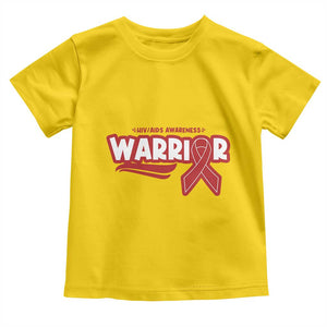 HIV Awareness Warrior Toddler T Shirt Red Ribbon Support Gift TS12 Daisy Print Your Wear
