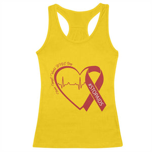 Never Forget World AIDS Day Racerback Tank Top Red Ribbon HIV Awareness Gift TS12 Daisy Print Your Wear
