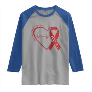 Never Forget World AIDS Day Raglan Shirt Red Ribbon HIV Awareness Gift TS12 Sport Gray Royal Print Your Wear