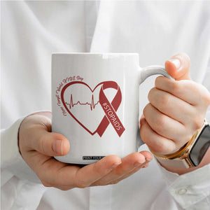 Never Forget World AIDS Day Coffee Mug Red Ribbon HIV Awareness Gift TS12 Print Your Wear