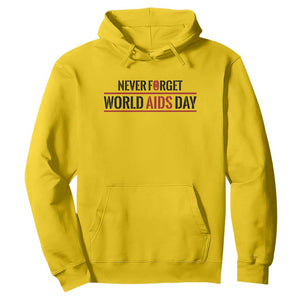 World AIDS Day Never Forget Hoodie Red Ribbon Support Gift TS12 Daisy Print Your Wear