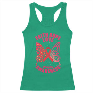 Faith Hope Love HIV Butterfly Racerback Tank Top Awareness Month Gift TS12 Irish Green Print Your Wear