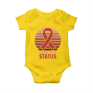 Know Your Status HIV Awareness Baby Onesie World Aids Day Gift TS12 Daisy Print Your Wear