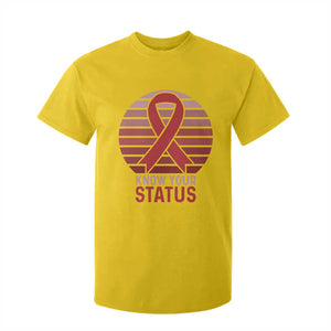 Know Your Status HIV Awareness T Shirt For Kid World Aids Day Gift TS12 Daisy Print Your Wear