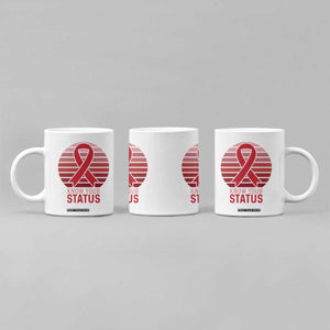 Know Your Status HIV Awareness Coffee Mug World Aids Day Gift TS12 Print Your Wear