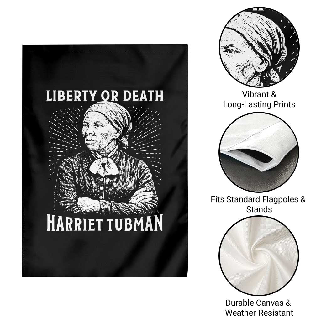 Harriet Tubman Liberty Or Death Garden Flag Female Empowerment History Gift TS12 Print Your Wear