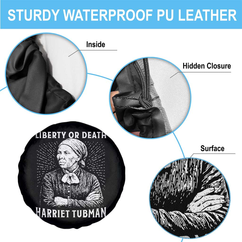 Harriet Tubman Liberty Or Death Spare Tire Cover Female Empowerment History Gift TS12 Print Your Wear