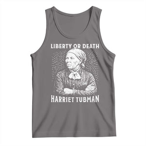 Harriet Tubman Liberty Or Death Tank Top Female Empowerment History Gift TS12 Deep Heather Print Your Wear