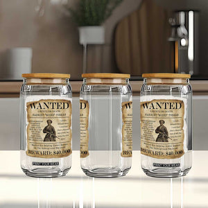 Vintage Harriet Tubman Poster Glass Can Wanted For Helping Slaves Escape TS12 Print Your Wear