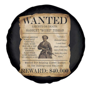 Vintage Harriet Tubman Poster Spare Tire Cover Wanted For Helping Slaves Escape TS12 Print Your Wear