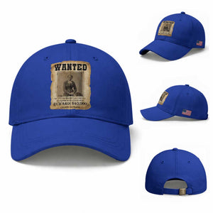 Harriet Tubman Wanted Reward Poster Baseball Cap Freedom Or Death TS12 Baseball Cap Universal Fit Royal Blue Print Your Wear