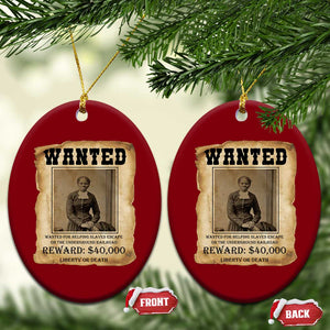 Harriet Tubman Wanted Reward Poster Ceramic Ornament Freedom Or Death TS12 Print Your Wear