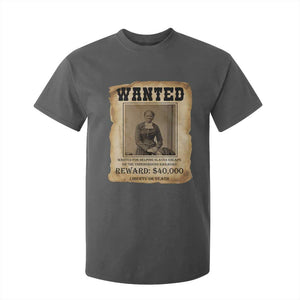 Harriet Tubman Wanted Reward Poster T Shirt For Kid Freedom Or Death TS12 Dark Heather Print Your Wear