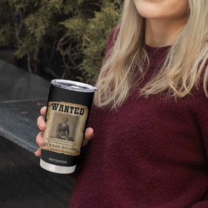 Harriet Tubman Wanted Reward Poster Tumbler Cup Freedom Or Death TS12 Print Your Wear