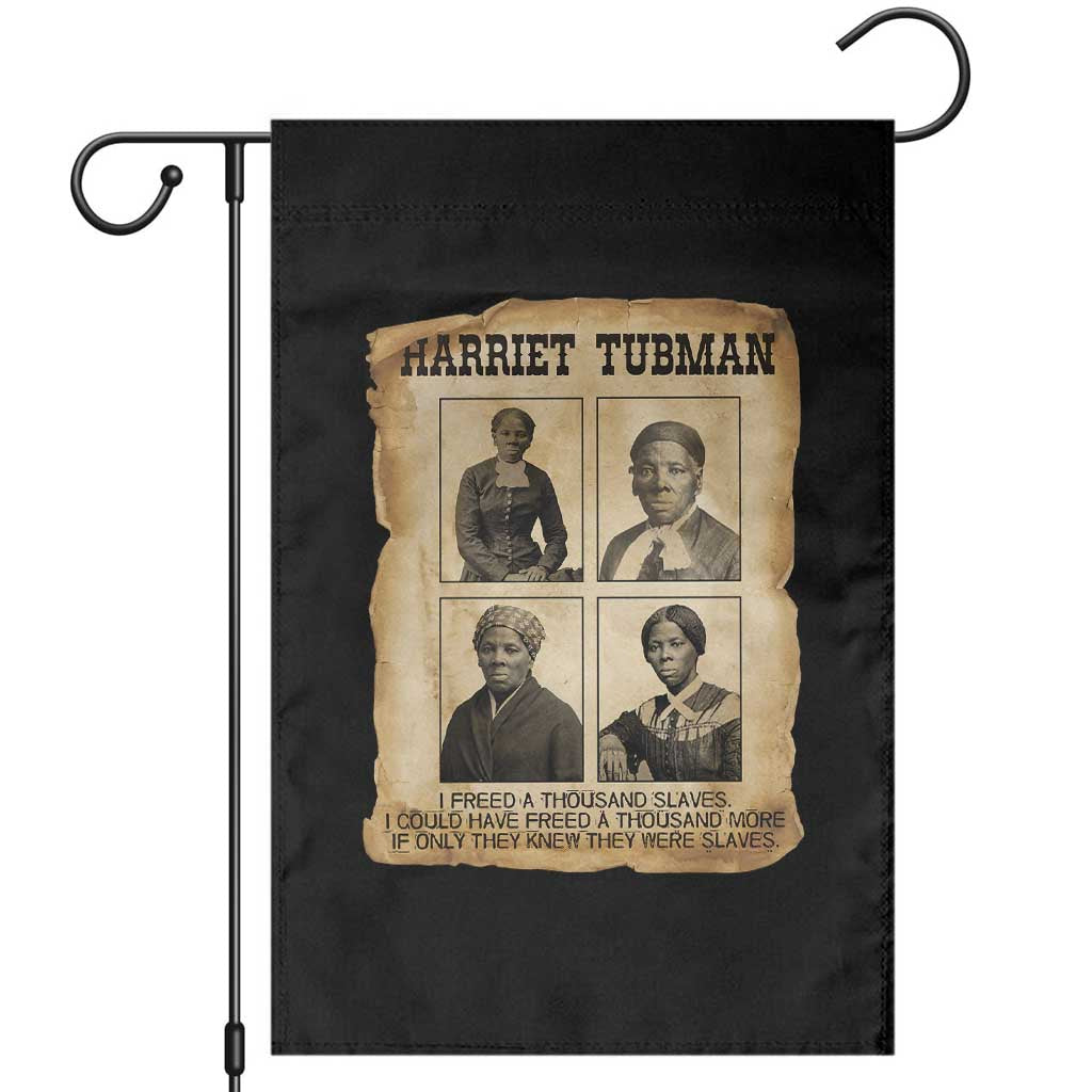 Vintage Harriet Tubman Poster Garden Flag I Freed A Thousand People TS12 Black Print Your Wear
