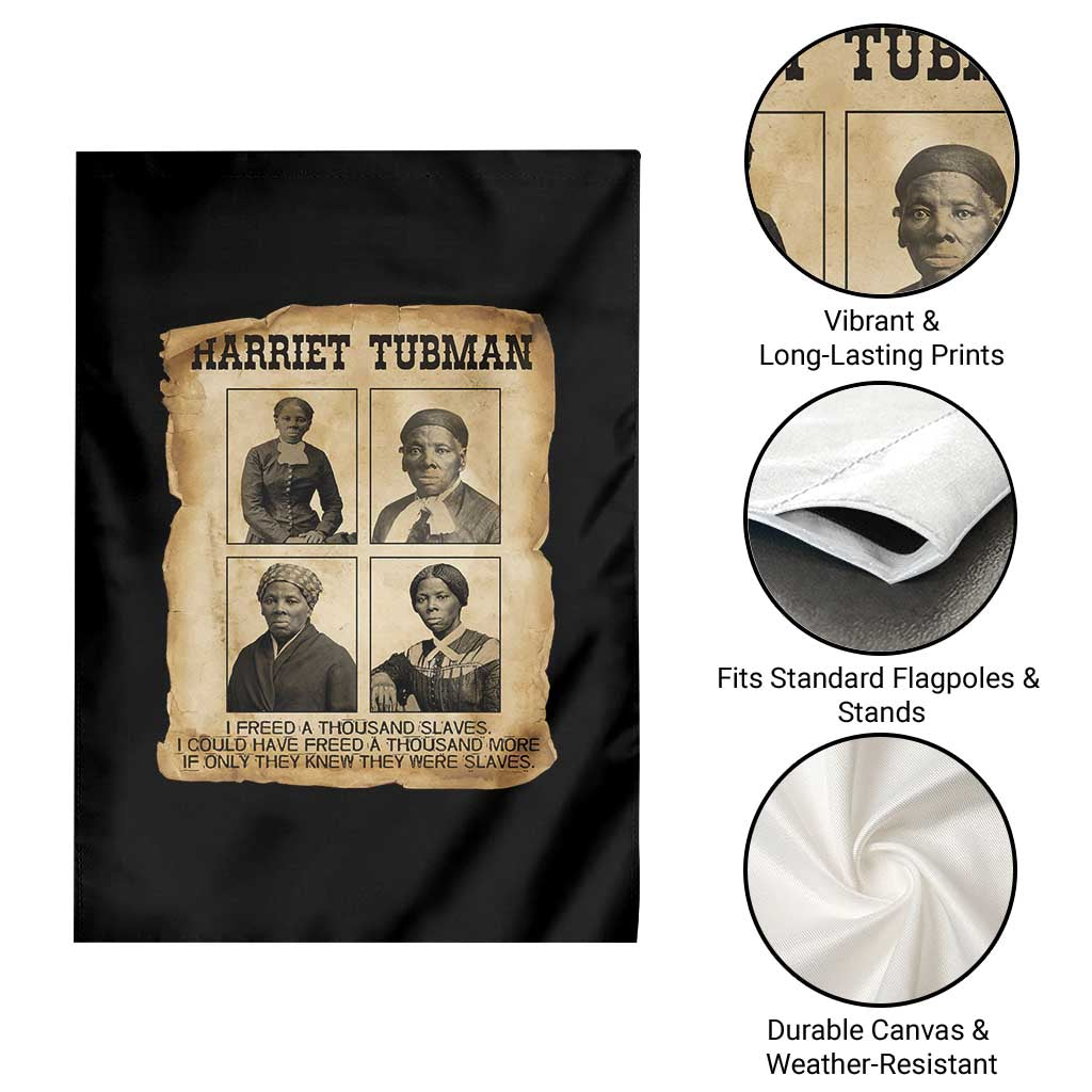 Vintage Harriet Tubman Poster Garden Flag I Freed A Thousand People TS12 Print Your Wear