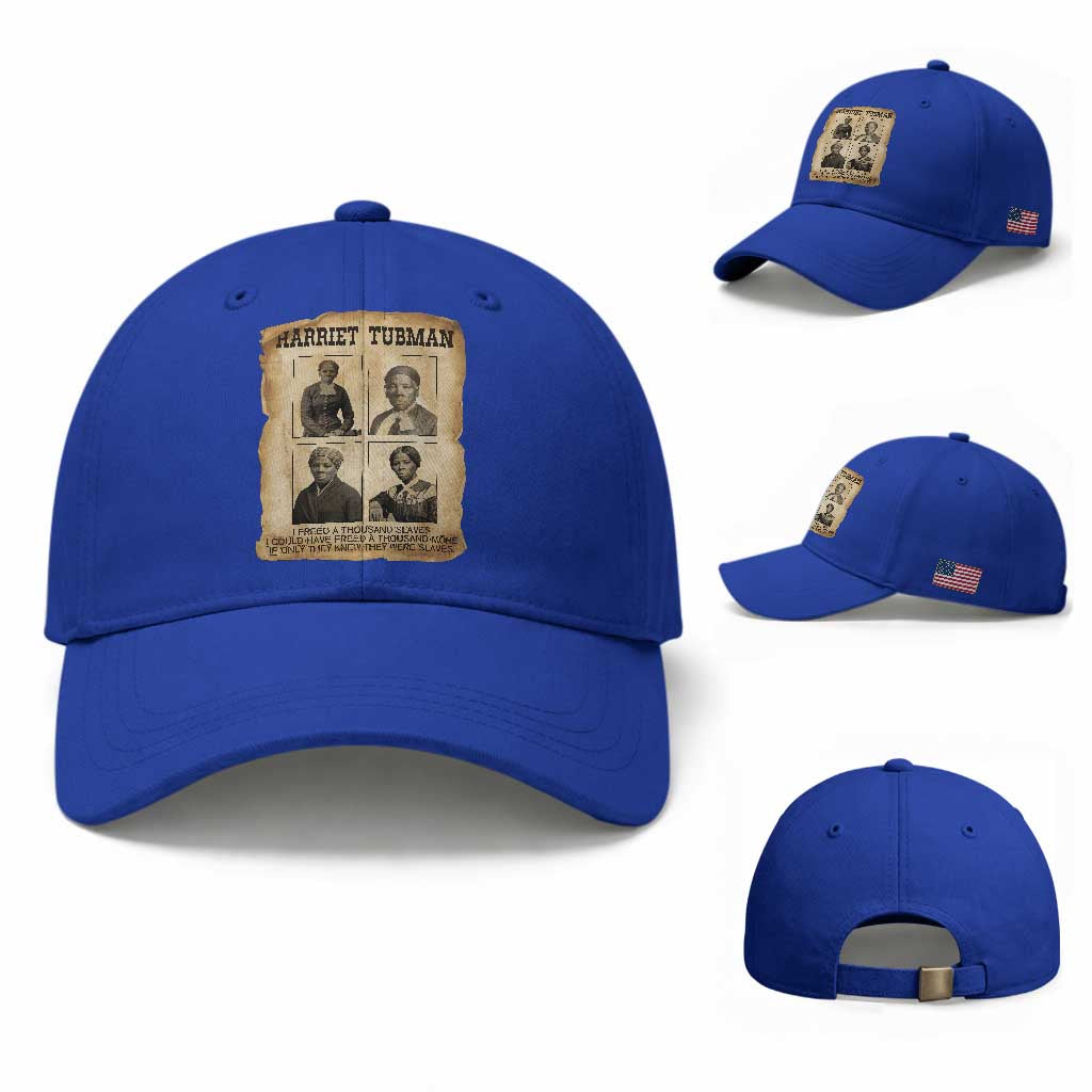 Vintage Harriet Tubman Poster Baseball Cap I Freed A Thousand People TS12 Baseball Cap Universal Fit Royal Blue Print Your Wear