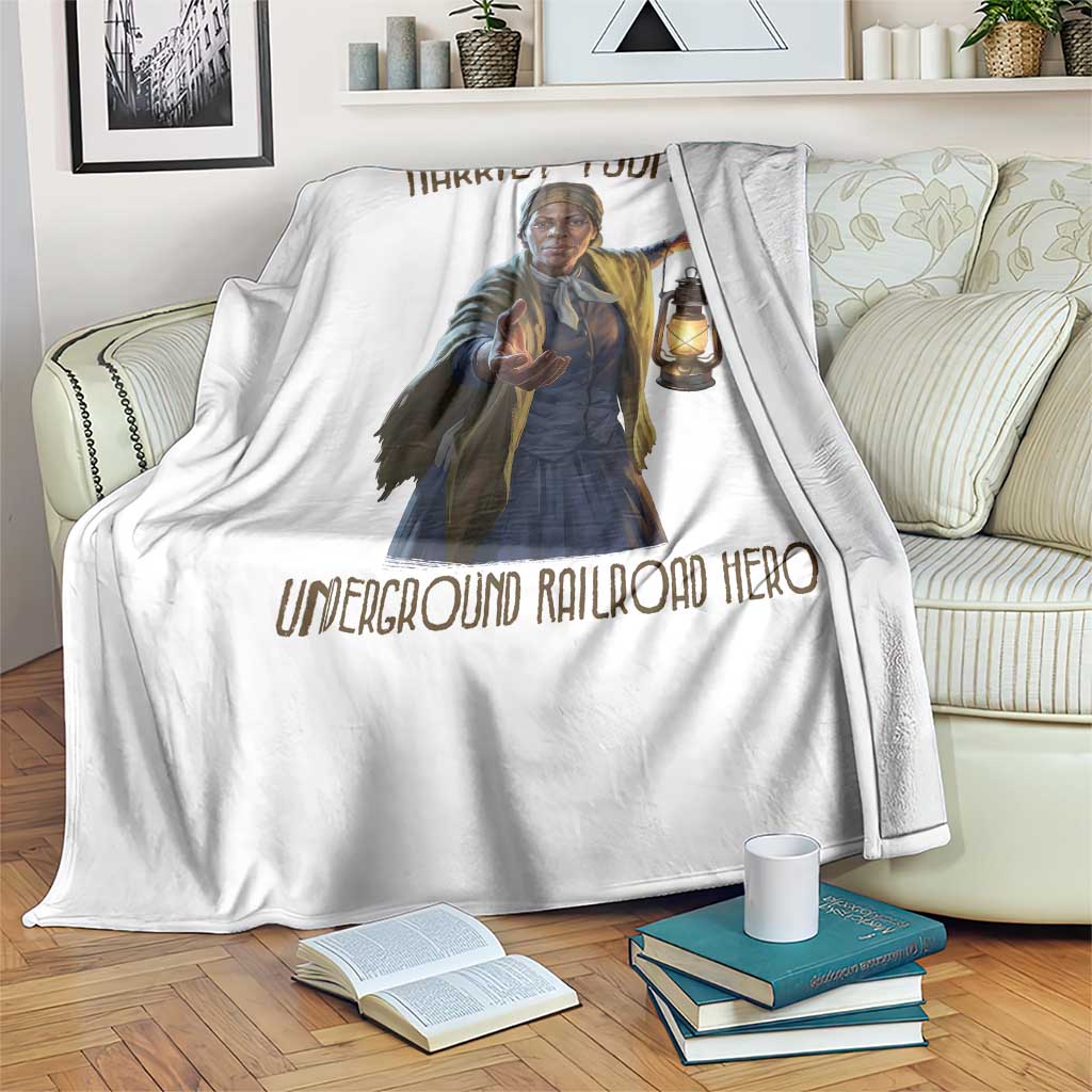 Harriet Tubman Throw Blanket Underground Railroad Hero Black History Month Gift TS12 Print Your Wear