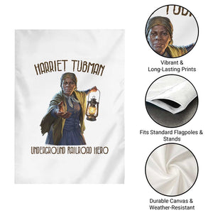 Harriet Tubman Garden Flag Underground Railroad Hero Black History Month Gift TS12 Print Your Wear