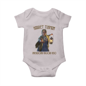 Harriet Tubman Baby Onesie Underground Railroad Hero Black History Month Gift TS12 Ice Gray Print Your Wear