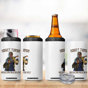 Harriet Tubman 4 in 1 Can Cooler Tumbler Underground Railroad Hero Black History Month Gift TS12 Print Your Wear