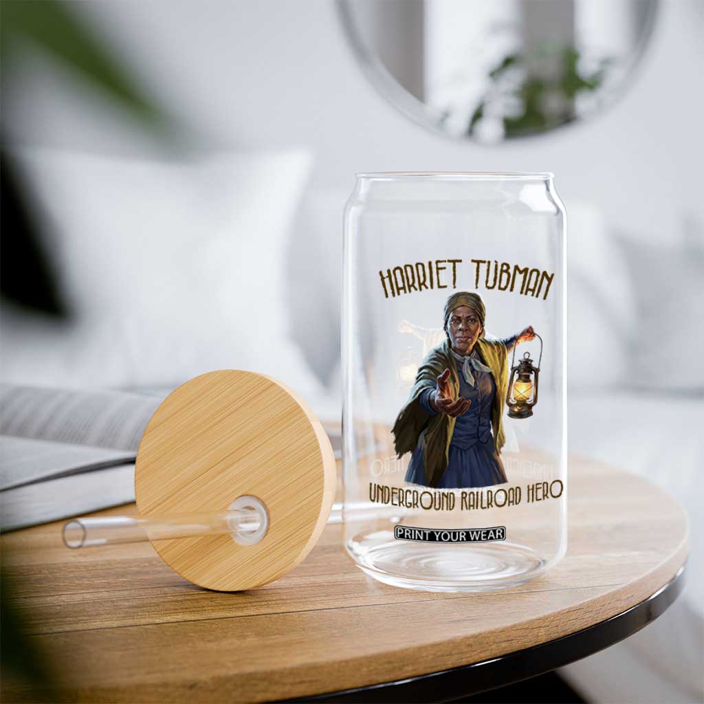 Harriet Tubman Glass Can Underground Railroad Hero Black History Month Gift TS12 Print Your Wear