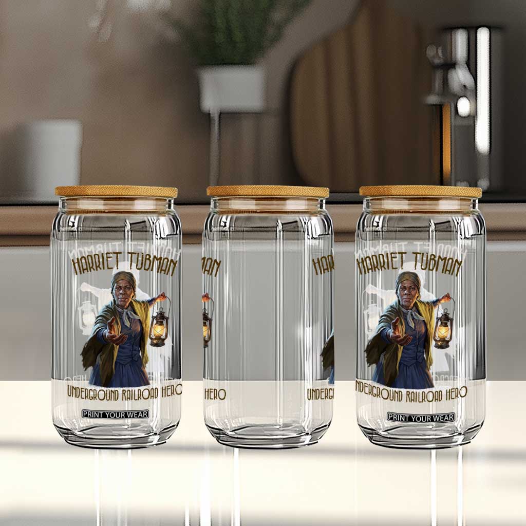 Harriet Tubman Glass Can Underground Railroad Hero Black History Month Gift TS12 Print Your Wear
