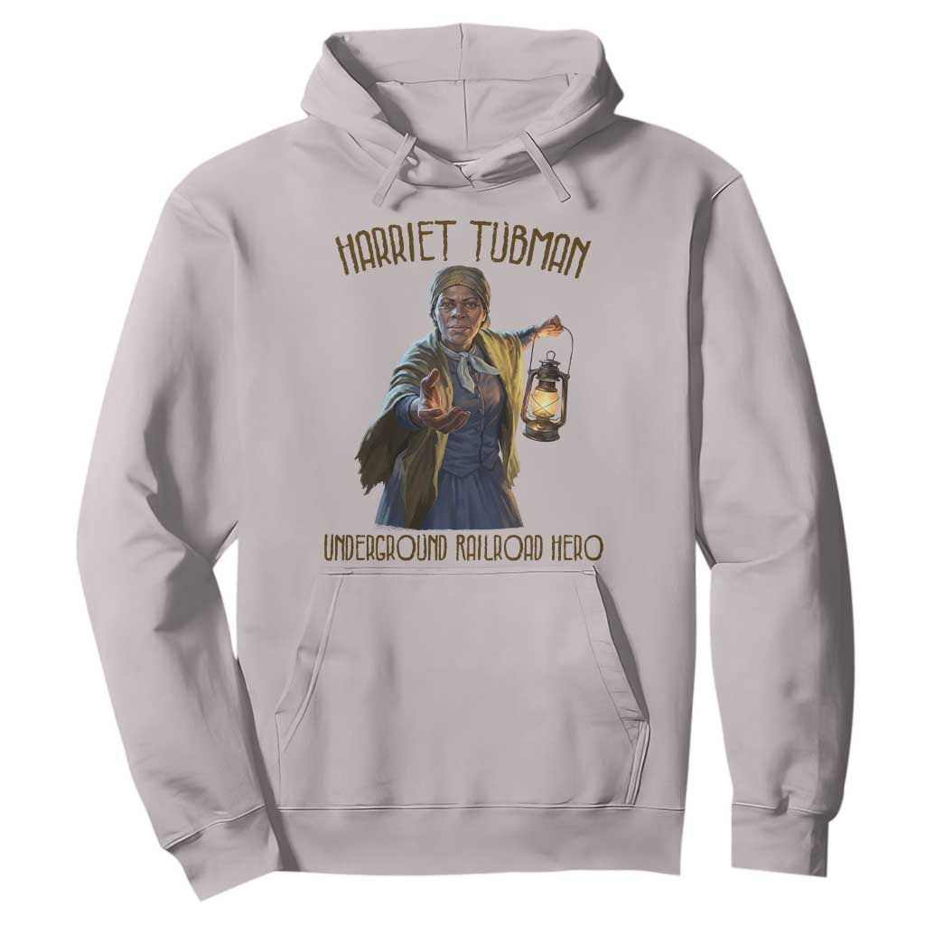 Harriet Tubman Hoodie Underground Railroad Hero Black History Month Gift TS12 Ice Gray Print Your Wear