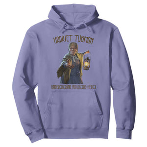 Harriet Tubman Hoodie Underground Railroad Hero Black History Month Gift TS12 Violet Print Your Wear
