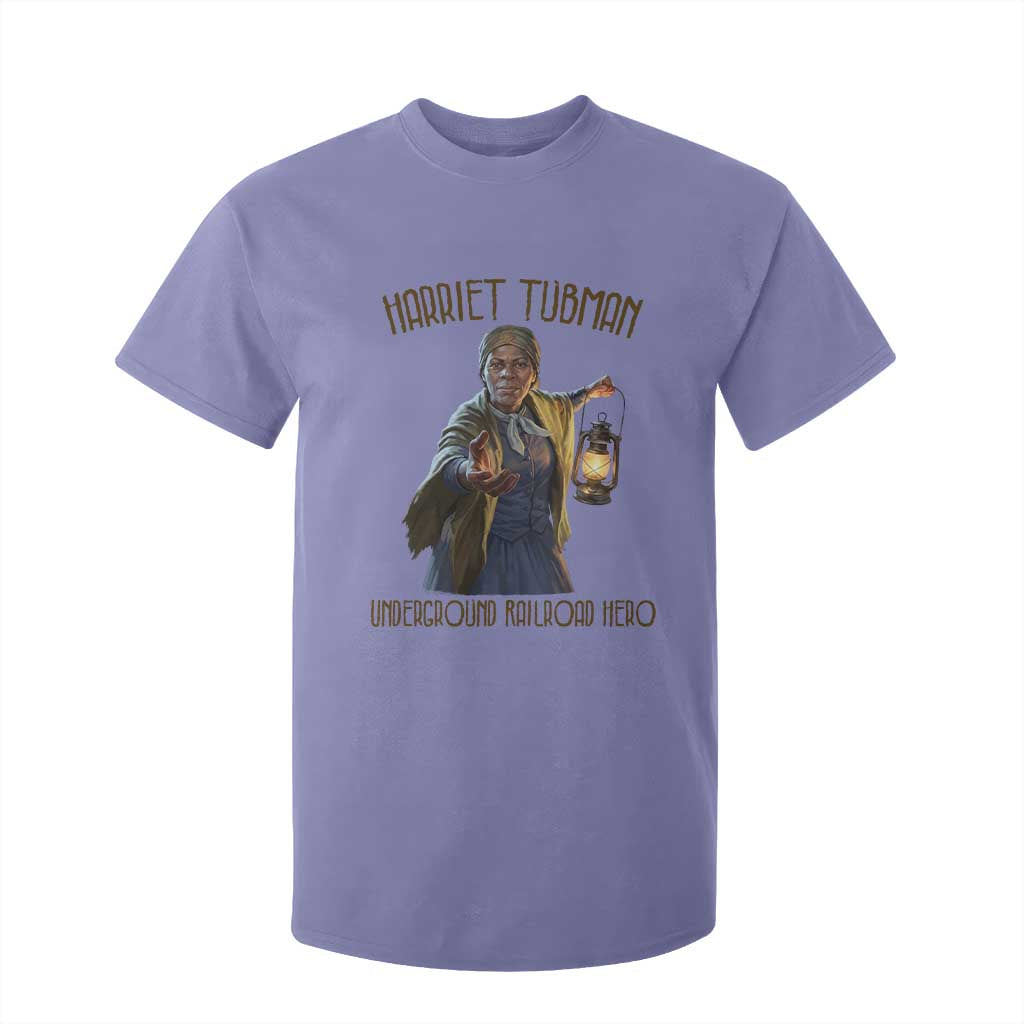 Harriet Tubman T Shirt For Kid Underground Railroad Hero Black History Month Gift TS12 Violet Print Your Wear