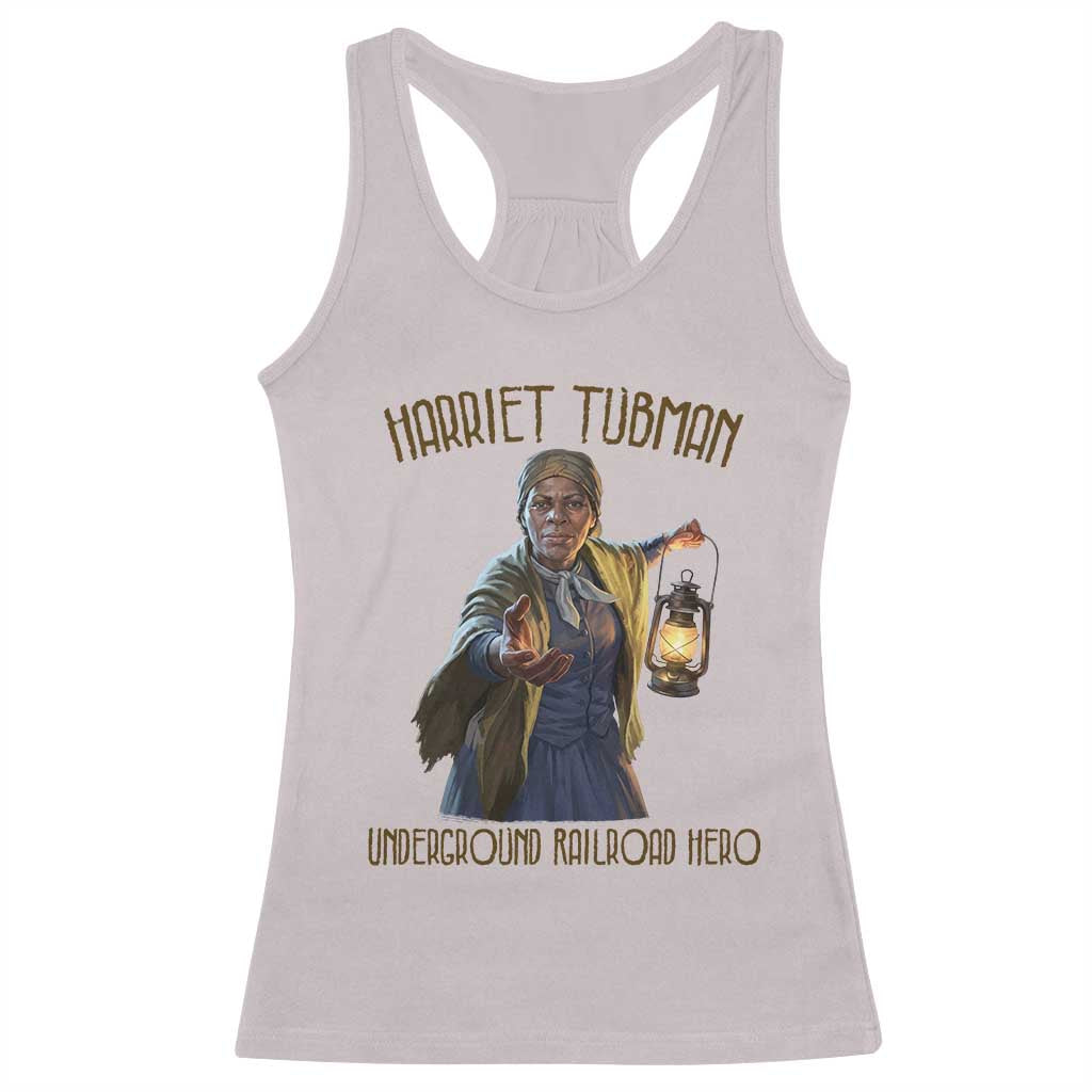 Harriet Tubman Racerback Tank Top Underground Railroad Hero Black History Month Gift TS12 Ice Gray Print Your Wear