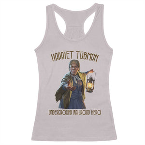 Harriet Tubman Racerback Tank Top Underground Railroad Hero Black History Month Gift TS12 Ice Gray Print Your Wear