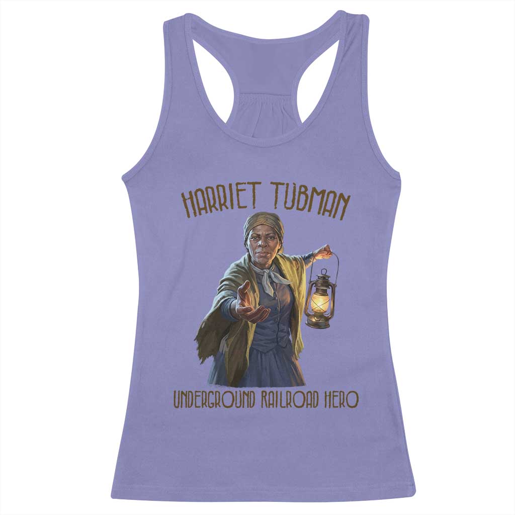 Harriet Tubman Racerback Tank Top Underground Railroad Hero Black History Month Gift TS12 Violet Print Your Wear