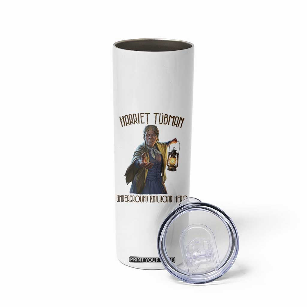 Harriet Tubman Skinny Tumbler Underground Railroad Hero Black History Month Gift TS12 Print Your Wear