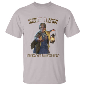 Harriet Tubman T Shirt Underground Railroad Hero Black History Month Gift TS12 Ice Gray Print Your Wear
