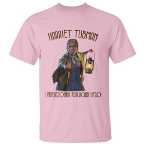 Harriet Tubman T Shirt Underground Railroad Hero Black History Month Gift TS12 Light Pink Print Your Wear