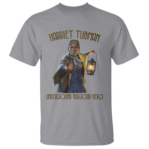 Harriet Tubman T Shirt Underground Railroad Hero Black History Month Gift TS12 Sport Gray Print Your Wear