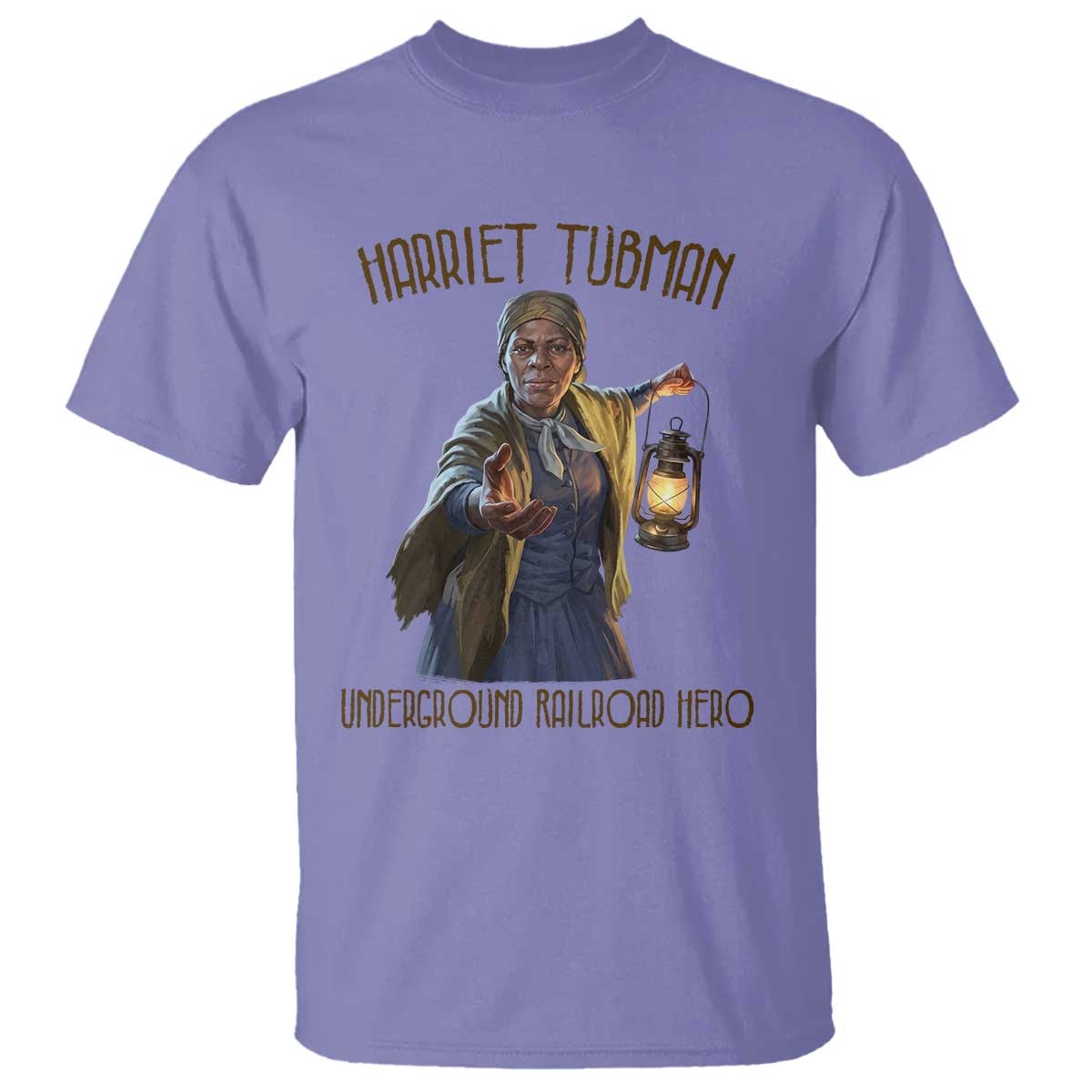 Harriet Tubman T Shirt Underground Railroad Hero Black History Month Gift TS12 Violet Print Your Wear