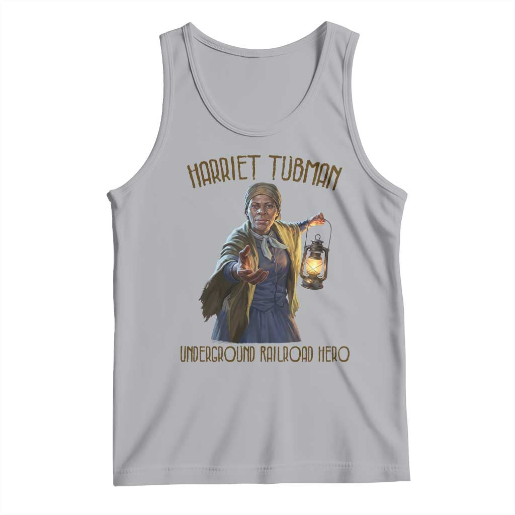 Harriet Tubman Tank Top Underground Railroad Hero Black History Month Gift TS12 Athletic Heather Print Your Wear