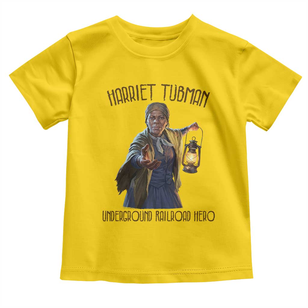Harriet Tubman Toddler T Shirt Underground Railroad Hero Black History Month Gift TS12 Daisy Print Your Wear