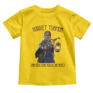 Harriet Tubman Toddler T Shirt Underground Railroad Hero Black History Month Gift TS12 Daisy Print Your Wear