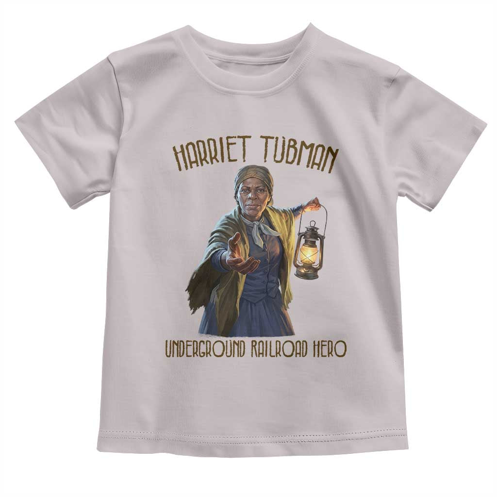 Harriet Tubman Toddler T Shirt Underground Railroad Hero Black History Month Gift TS12 Ice Gray Print Your Wear